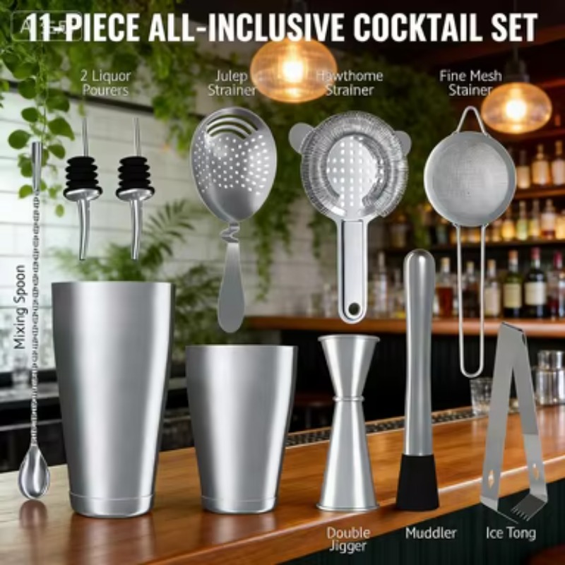 ชุดเครื่องมือบาร์เทนเดอร์สแตนเ - Boston Shaker Set บทวิจารณ์และราคา