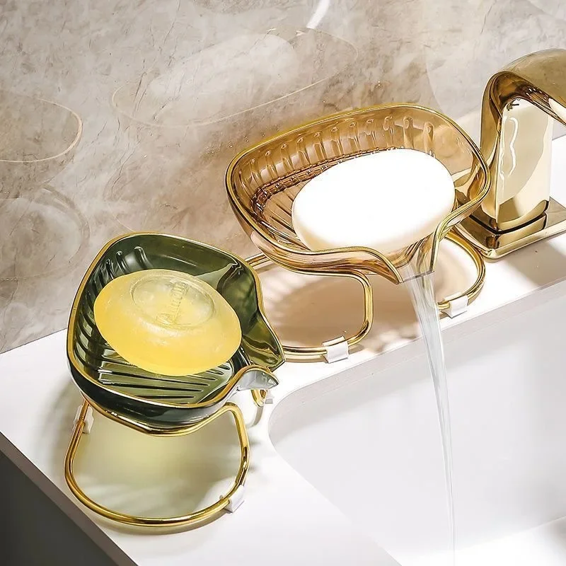 กล่องใส่สบู่แบบมีขอบสีทอง พร้อ - Home Bar Shelf บทวิจารณ์และราคา