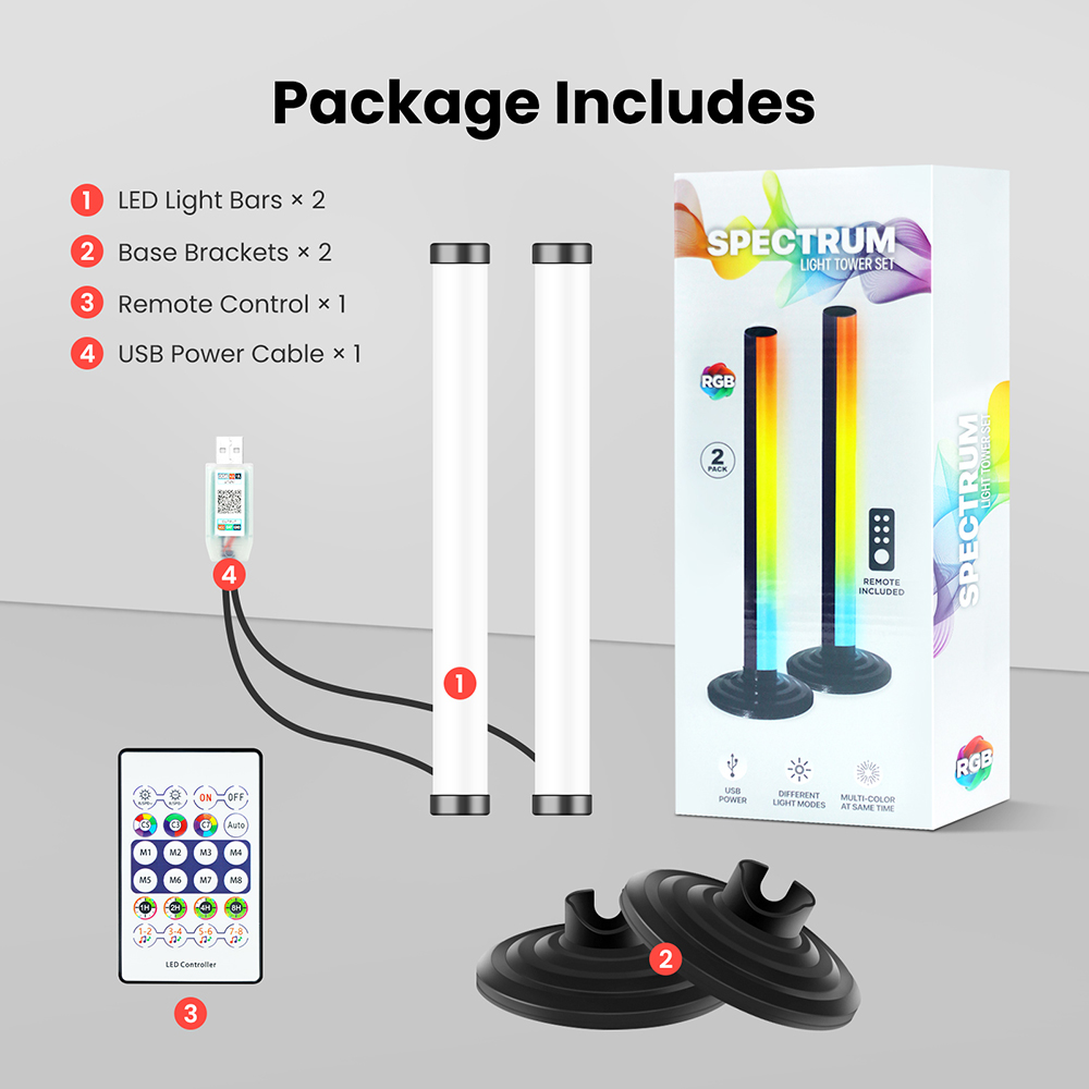 โคมไฟตั้งพื้นมุมห้อง LED อัจฉร - Home Bar And Theater บทวิจารณ์และราคา