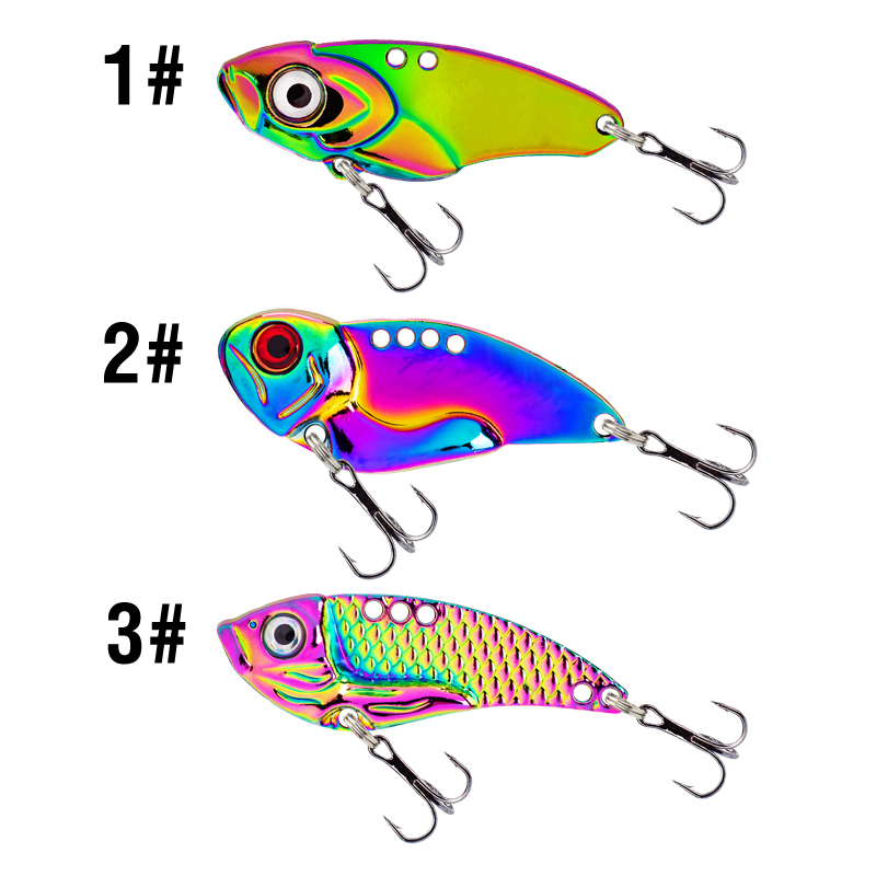 เหยื่อตกปลาโลหะหลากสี 3 ชิ้น น - Jigger Double Sided บทวิจารณ์และราคา