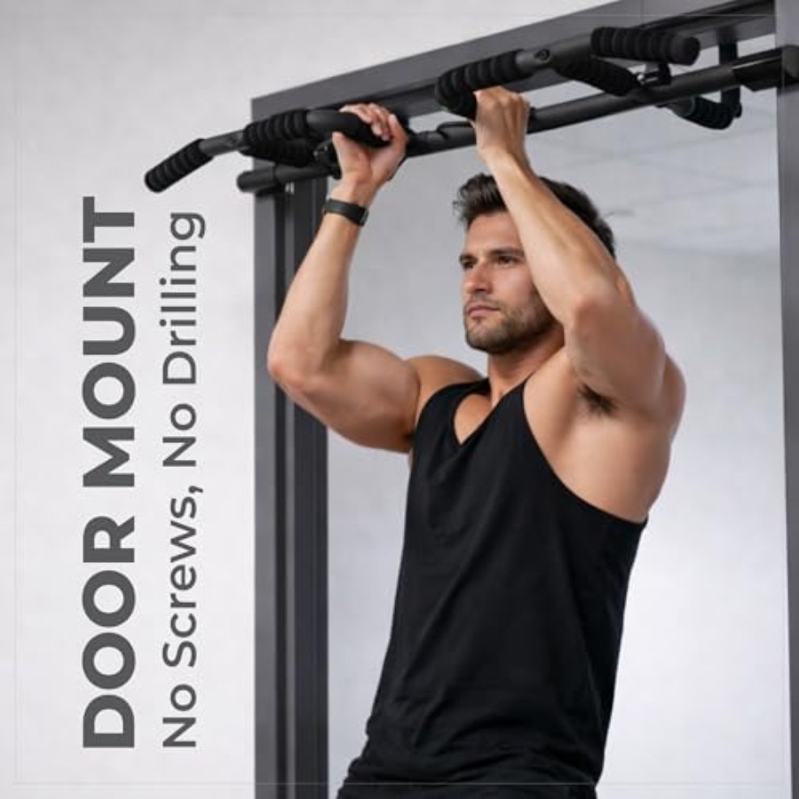 ชุดบาร์โหนติดประตูพร้อมสายรัดแ - Home Bar And Gym บทวิจารณ์และราคา