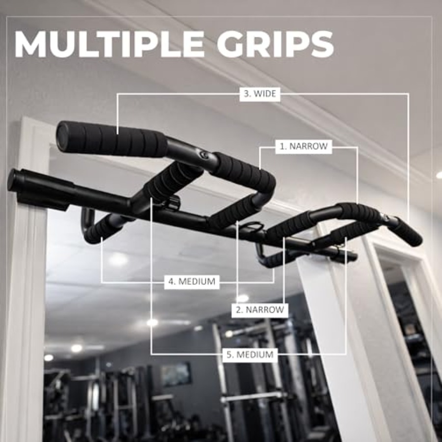 ชุดบาร์โหนติดประตูพร้อมสายรัดแ - Home Bar And Gym บทวิจารณ์และราคา