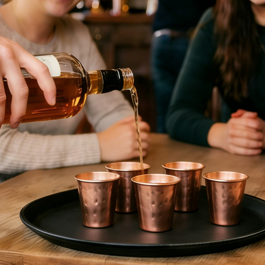 แก้วทองแดงแท้ 100% แบบใหม่ 6 ช - Mule Copper Mug บทวิจารณ์และราคา