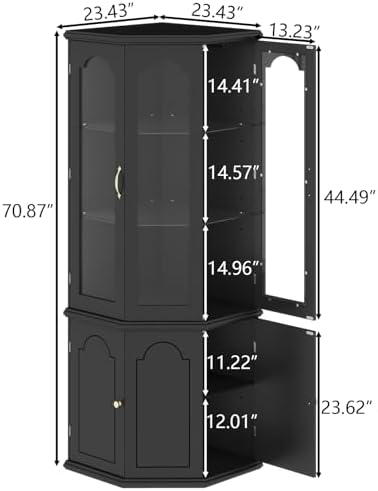 ตู้บาร์เข้ามุมพร้อมไฟ LED, ตู้ - Home Bar Shelves บทวิจารณ์และราคา
