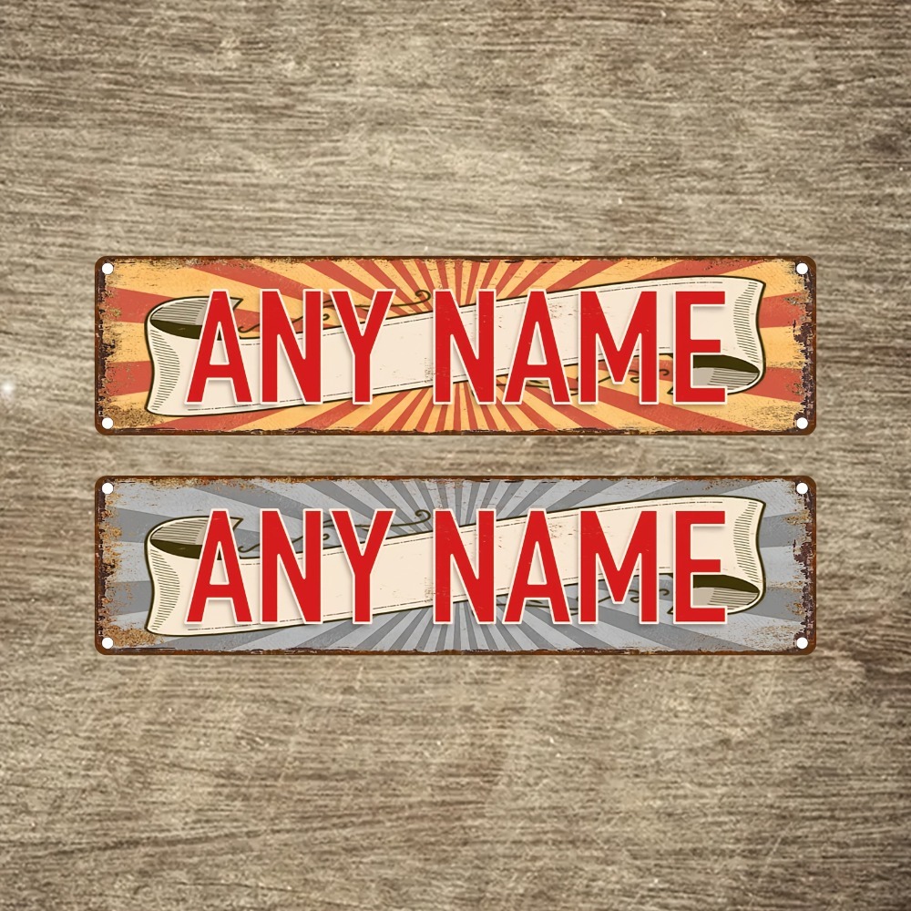 ป้ายถนนอลูมิเนียมวินเทจขนาด 15 - Home Bar Signs บทวิจารณ์และราคา