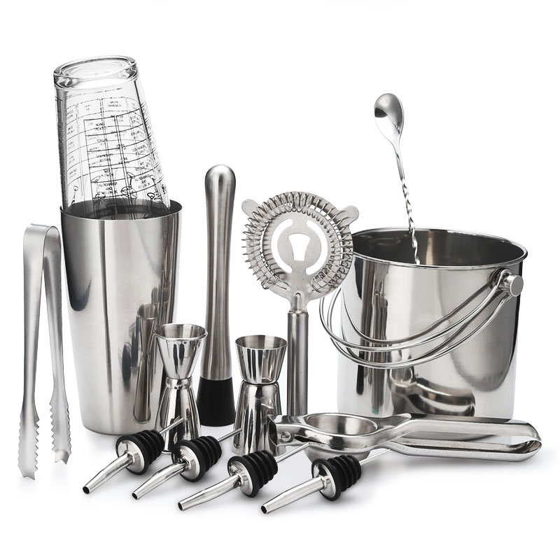 ชุดเชคเกอร์ค็อกเทลสแตนเลส ถ้วย - Boston Shaker Set บทวิจารณ์และราคา