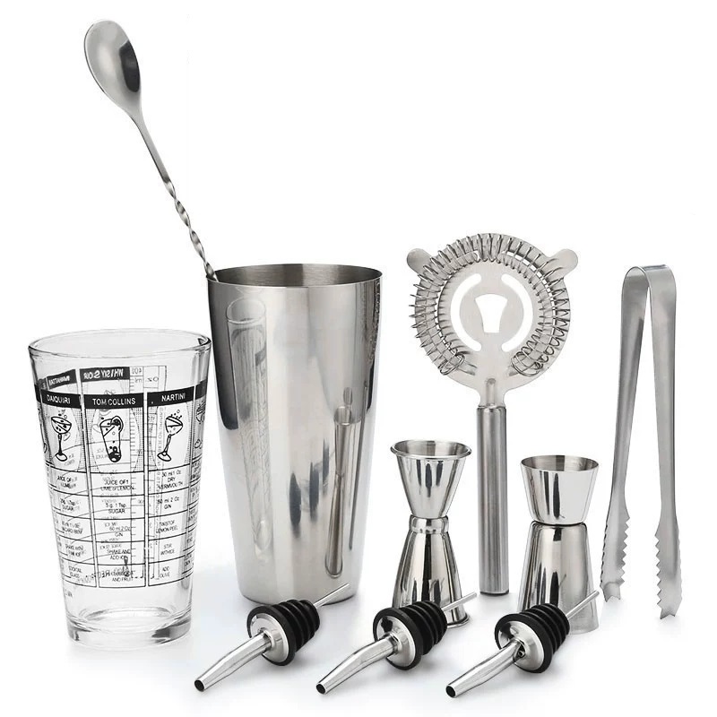 ชุดเชคเกอร์ค็อกเทลสแตนเลส ถ้วย - Boston Shaker Set บทวิจารณ์และราคา