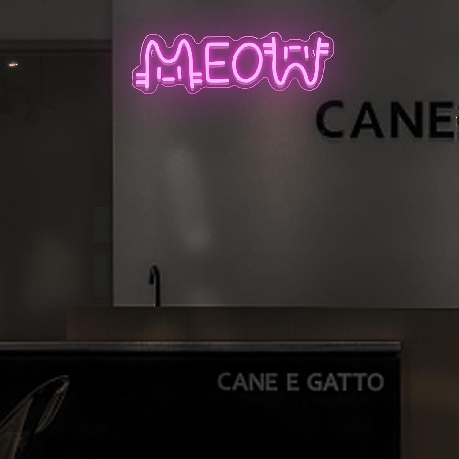 ป้ายไฟนีออนรูปแมว ใช้พลังงานจา - Home Bar Signs บทวิจารณ์และราคา