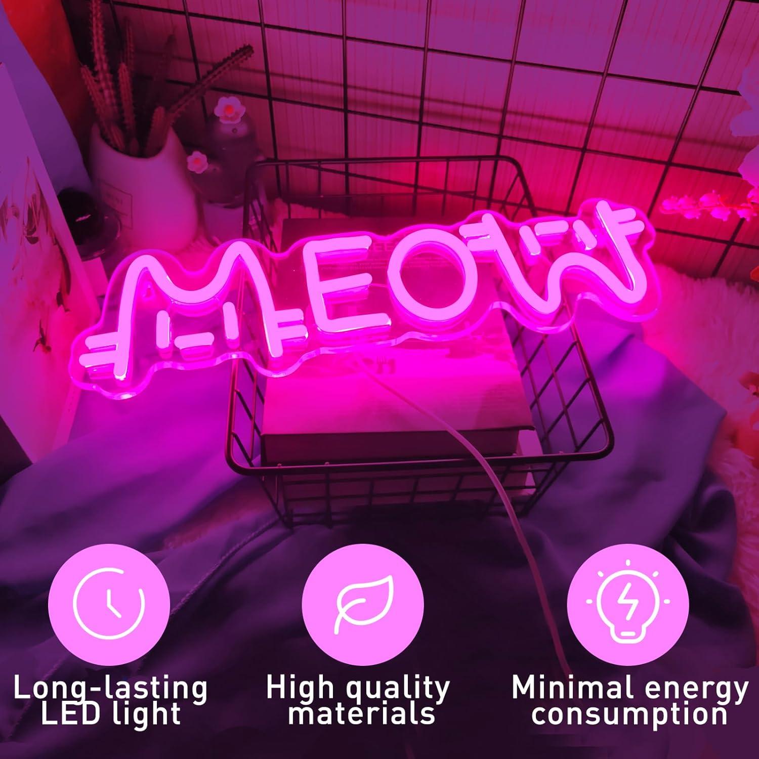 ป้ายไฟนีออนรูปแมว ใช้พลังงานจา - Home Bar Signs บทวิจารณ์และราคา