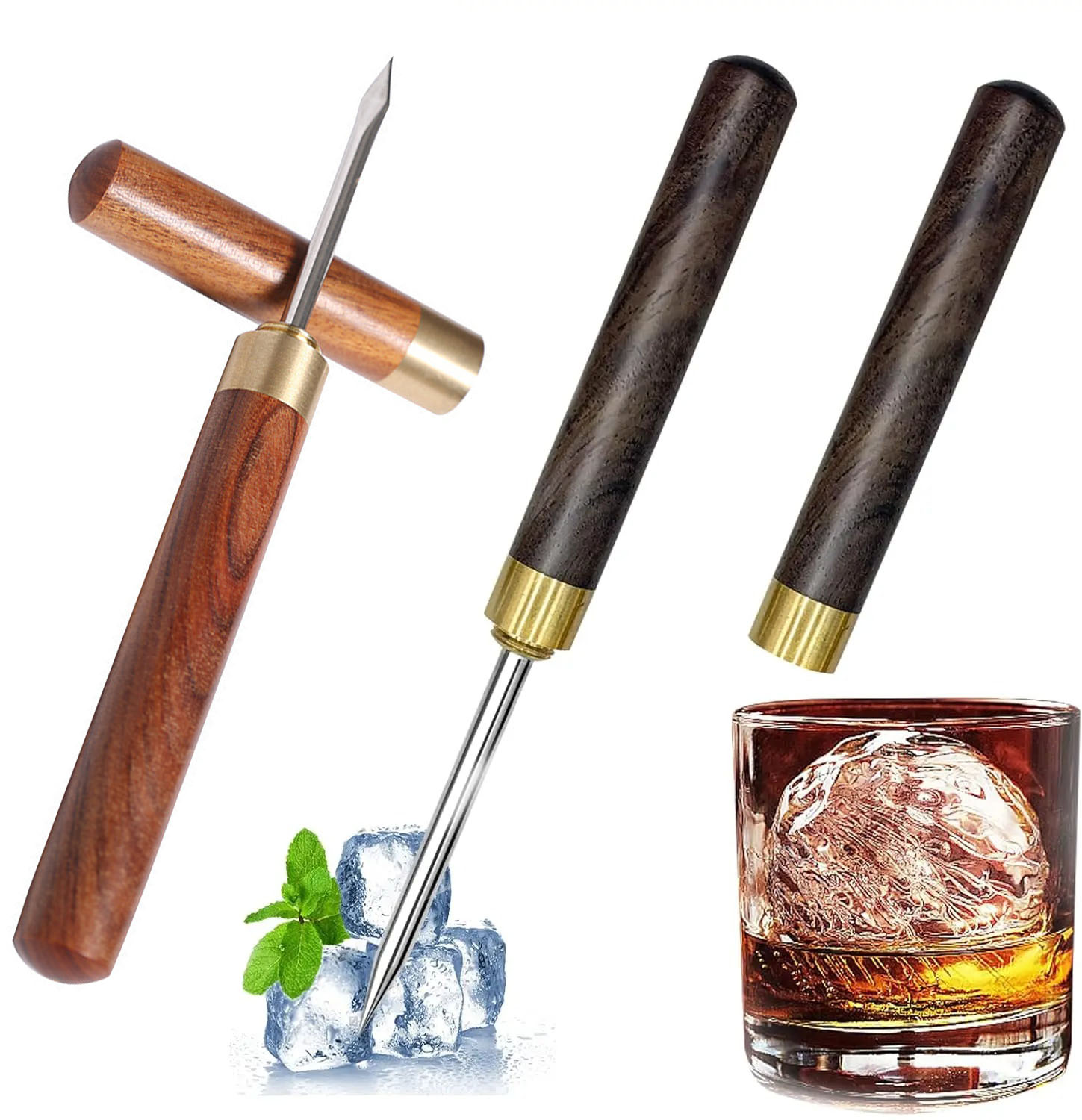 ที่เจาะน้ำแข็ง 2 ชิ้น ใช้สำหรั - Ice Pick Pick บทวิจารณ์และราคา