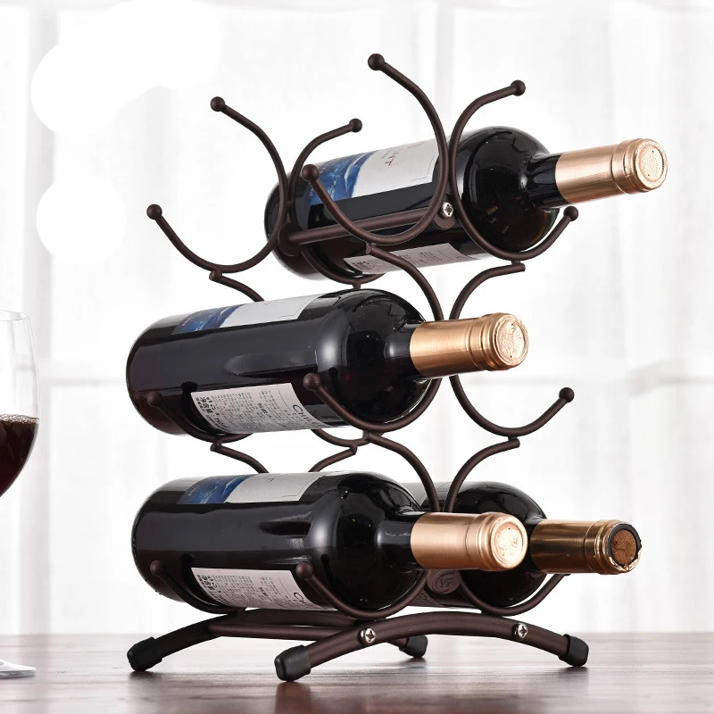 Creative Red Wine Rack ตกแต่งบ - Home Bar Setup บทวิจารณ์และราคา
