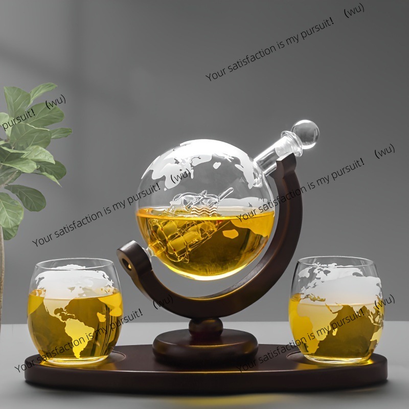 ชุดแก้วเหล้าวิสกี้ทรงโลกพร้อมแ - Decanter Globe Set บทวิจารณ์และราคา
