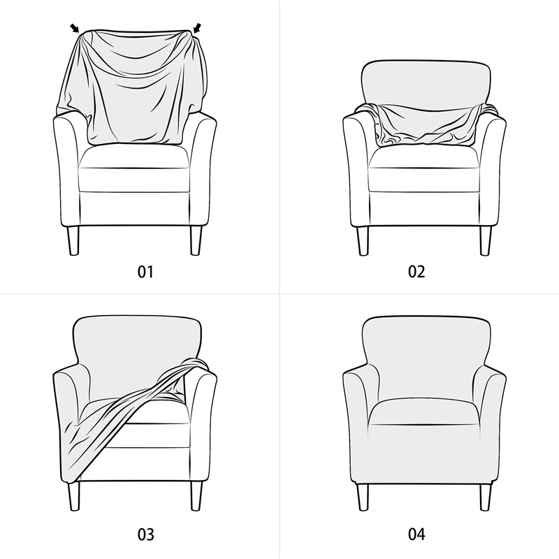 ผ้าคลุมโซฟาแบบกันน้ำ 1 ชิ้น สี - Home Bar Seating บทวิจารณ์และราคา