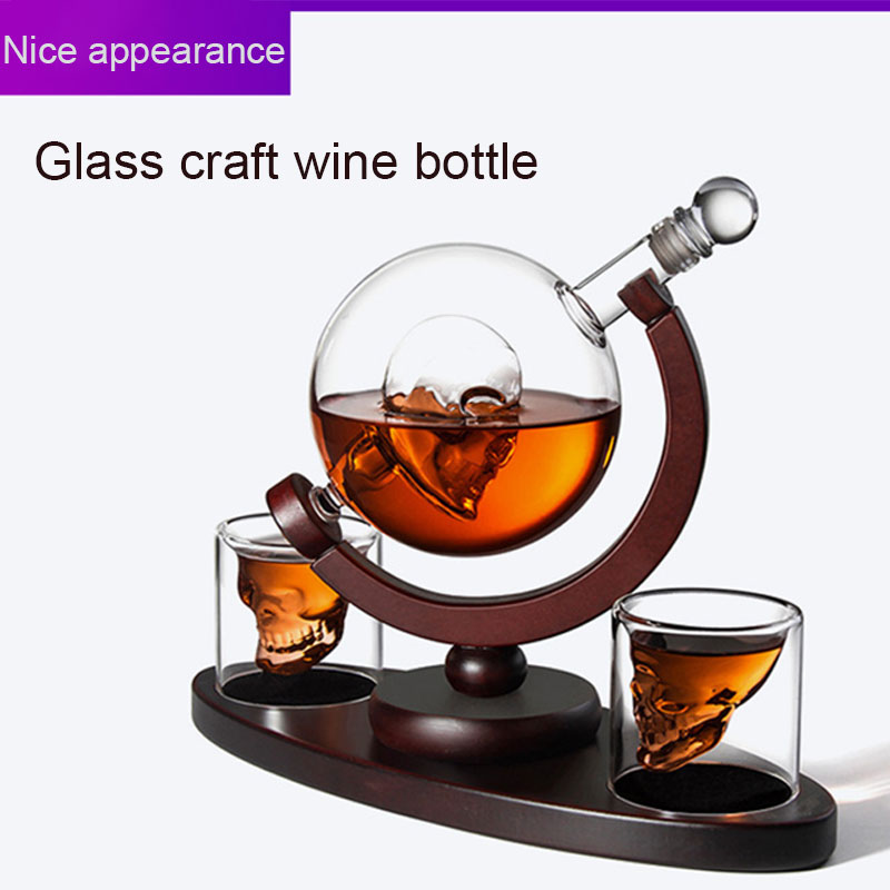 ชุดขวดเหล้าวิสกี้ทรงกระโหลกพร้ - Decanter Globe Set บทวิจารณ์และราคา