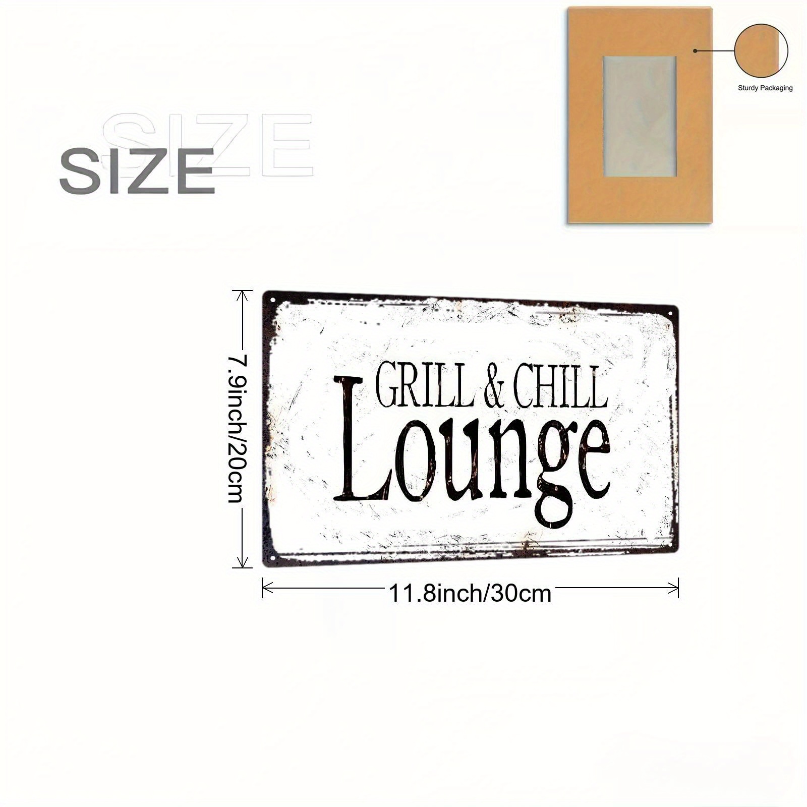 ป้ายโลหะ - ป้ายตกแต่งผนังสไตล์ - Home Bar Lounge บทวิจารณ์และราคา