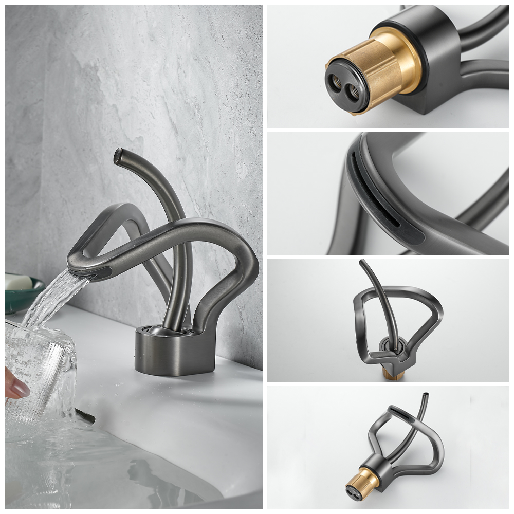 สีดําทองก๊อกน้ําอ่างล้างหน้าห้ - Home Bar Sink บทวิจารณ์และราคา